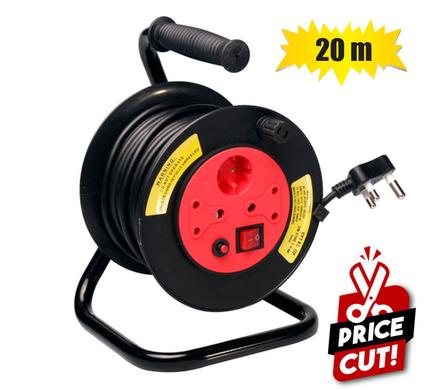 EXTENSION-CORD 20m W/REEL