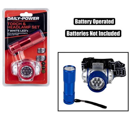 TORCH AND HEADLAMP VALUE PACK AAA BATT