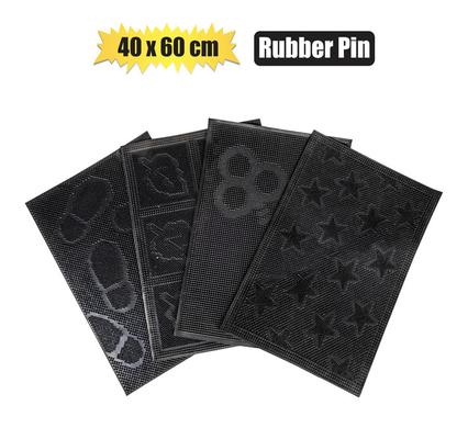 DOORMAT RUBBER-PIN 6mm 40X60cm