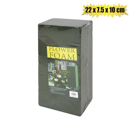 FLORAL FOAM BRICK GREEN 22x7.5x10cm