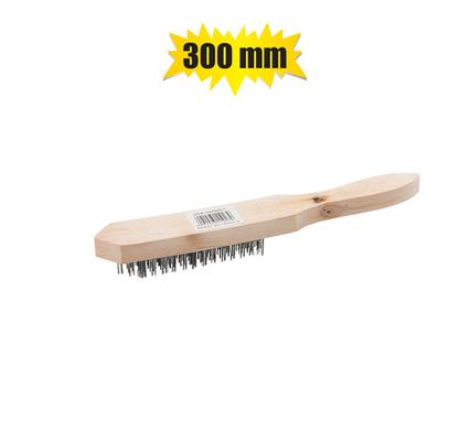 BRUSH WIRE FINE   W/HANDLE 300mm 5-ROW