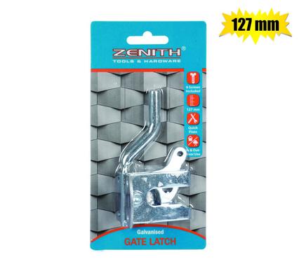 GATE-LATCH GALV 127mm+SCREWS      ZENITH