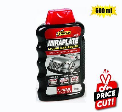 SHIELD MIRAPLATE CAR-POLISH 500ml-BOTTLE