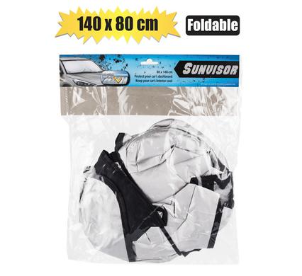 CAR SUN-SHIELD 140x80cm FOLDABLE