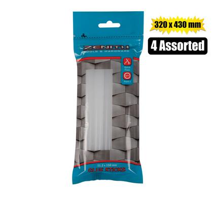 GLUE-STICKS H/MELT 11.2x150mm 5PC  BLIST