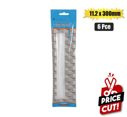 GLUE-STICKS H/MELT 11.2x300mm 6PC ZENITH
