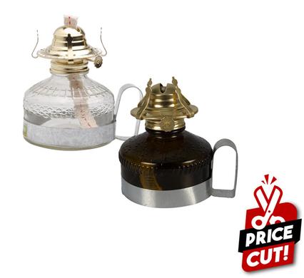 LAMP GLASS (BASE+BURNER+CLIP) NO-CHIMNEY