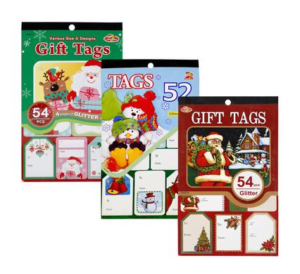 XMAS GIFT TAG PEEL 'N STICK