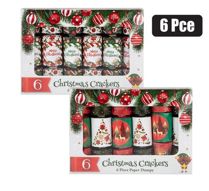 XMAS CRACKERS DUMPY 6PC