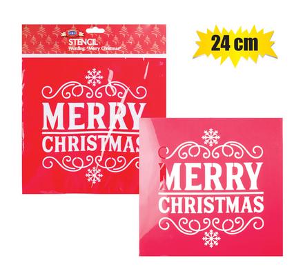 XMAS STENCIL 24cm