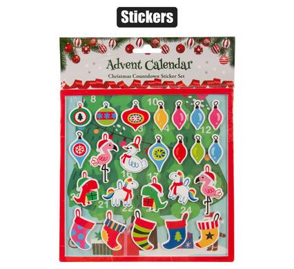 XMAS STICKER ADVENT CALENDER