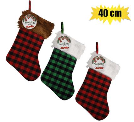 XMAS STOCKING HO HO HO 40cm