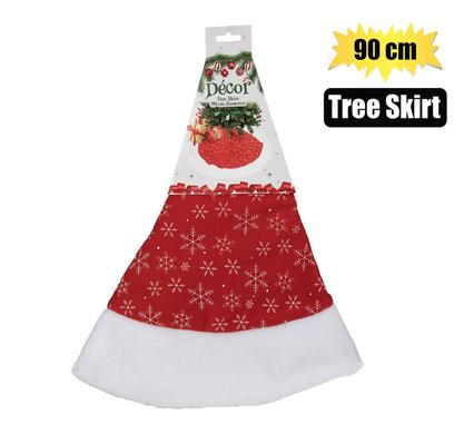 XMAS TREE DECOR TREE SKIRT 65cm DIAMTR