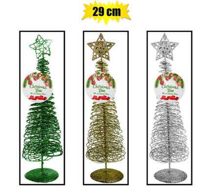 XMAS MINI TREE 29cm ASSORTED