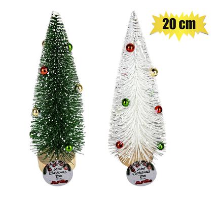 XMAS MINI TREE W BALL 20cm    ALL 20cm