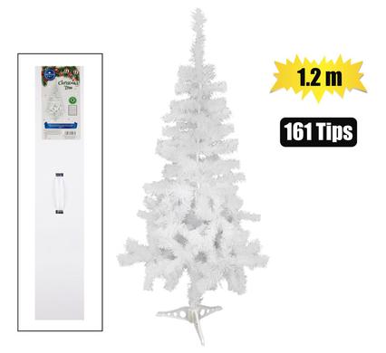 XMAS TREE 1.2m WHITE (161-TIPS) PREMIUM