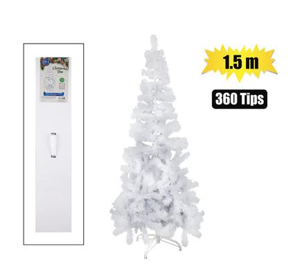 XMAS TREE 1.5m WHITE (360 TIPS) PREMIUM