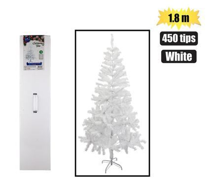 XMAS TREE 1.8m WHITE(450 TIPS) PREMIUM
