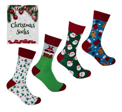 XMAS SOCKS ASSTD DESIGNS