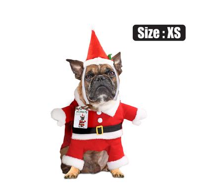 XMAS PET DRESS UP SANTA X SMALL