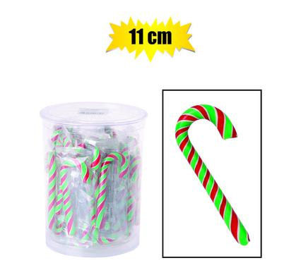 XMAS CONFEC LOLLY RED/GREEN    CANE 11cm