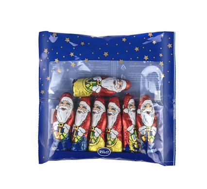 XMAS CONFEC CHOC KL FOIL SANTAPK 115g T