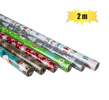 XMAS GIFT WRAP 2mx700mm 60gsm