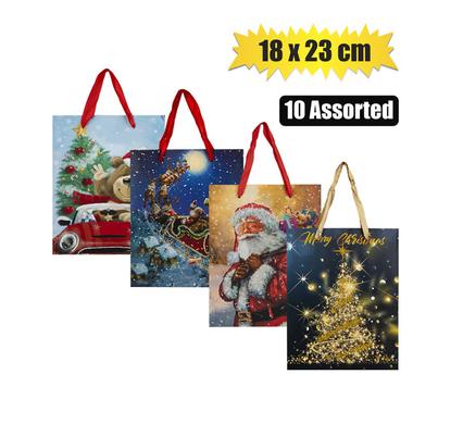XMAS GIFT BAG MEDIUM 18X23cm