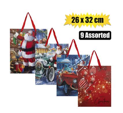 XMAS GIFT BAG LARGE 26x32cm