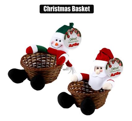 XMAS DECOR BASKET