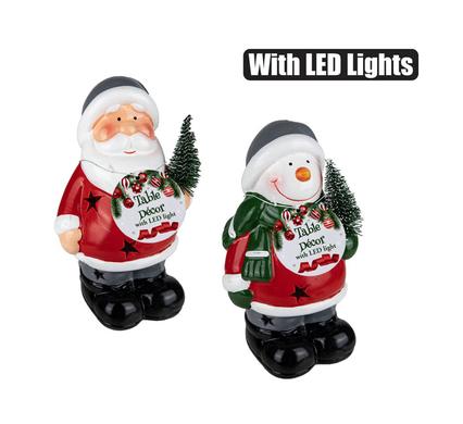 XMAS CERMIC FIGURE WITH LIGHT
