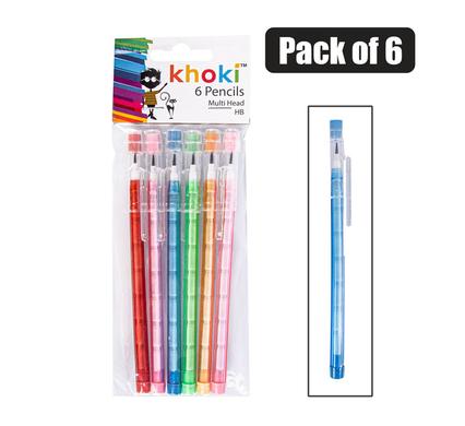 PENCIL BULLET REFILLABLE 6PK