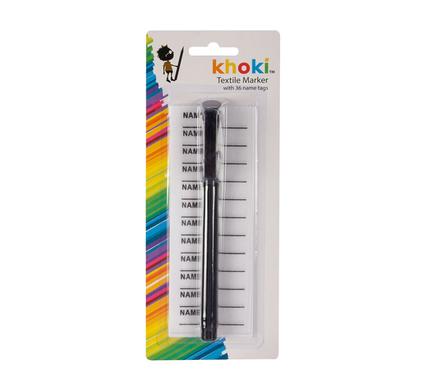 MARKER TEXTILE + IRON ON NAME TAGS BLANK