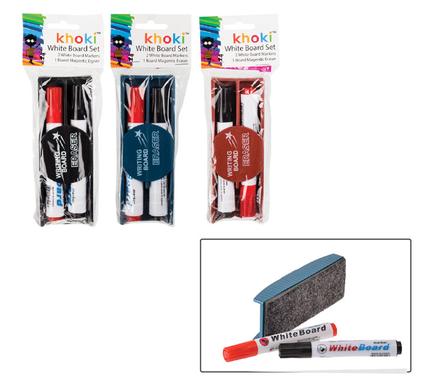 MARKER WHITEBOARD W/MAGNETIC ERASER