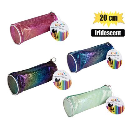 PENCIL CASE 20cm IRIDESCENT