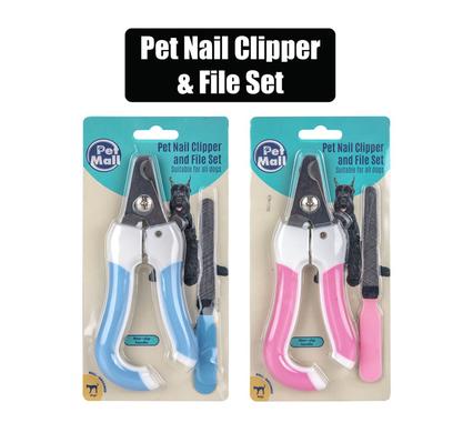 PET NAIL CLIPPER AND FILE SET