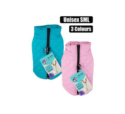PET DOG JACKET WITH ZIP UNISEX-SMALL