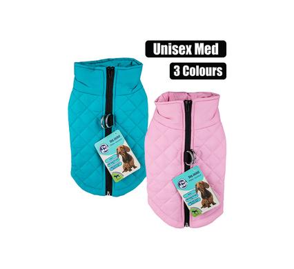 PET DOG JACKET WITH ZIP UNISEX-MEDIUM
