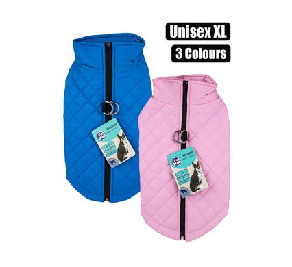 PET DOG JACKET WITH ZIP UNISEX-XL
