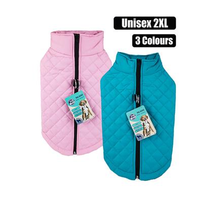 PET DOG JACKET WITH ZIP UNISEX-2XL