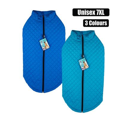 PET DOG JACKET WITH ZIP UNISEX-7XL