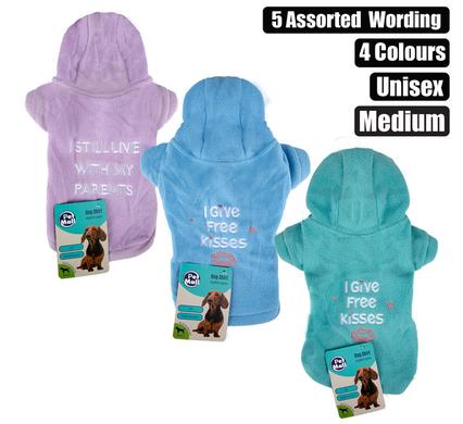 PET DOG SHIRT FLEECE - MEDIUM
