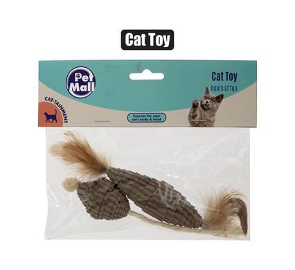 PET CAT TOY CARDBOARD SET OF 2