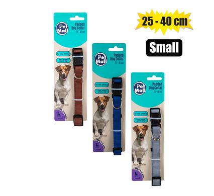 PET DOG COLLAR DBL LAYER 25-40cm SMALL
