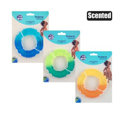 PET DOG TOY SCENTED ASSORTED