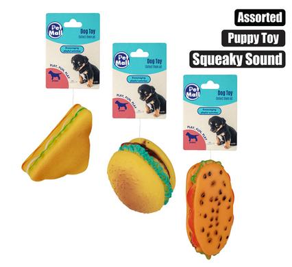 PET PUPPY TOY SANWICHES ASSORTED