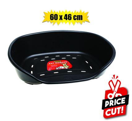 PET BED PLASTIC MEDIUM   61x46x18.5cm