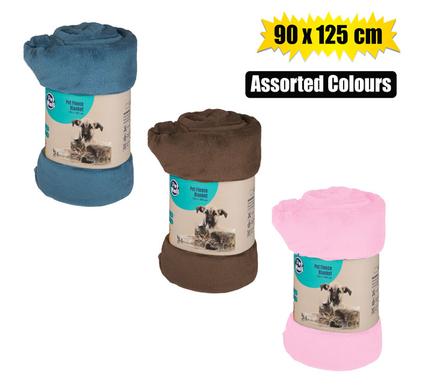 PET BLANKET FLANNEL FLEECE 90x125cm