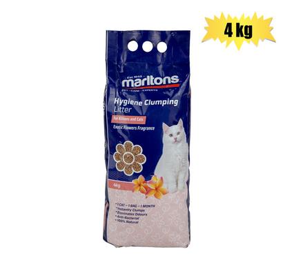 PET CAT LITTER CLUMPING FLOWER 4KG