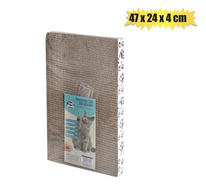 PET CAT SCRATCH PAD CARDBOARD 47x24x4cm